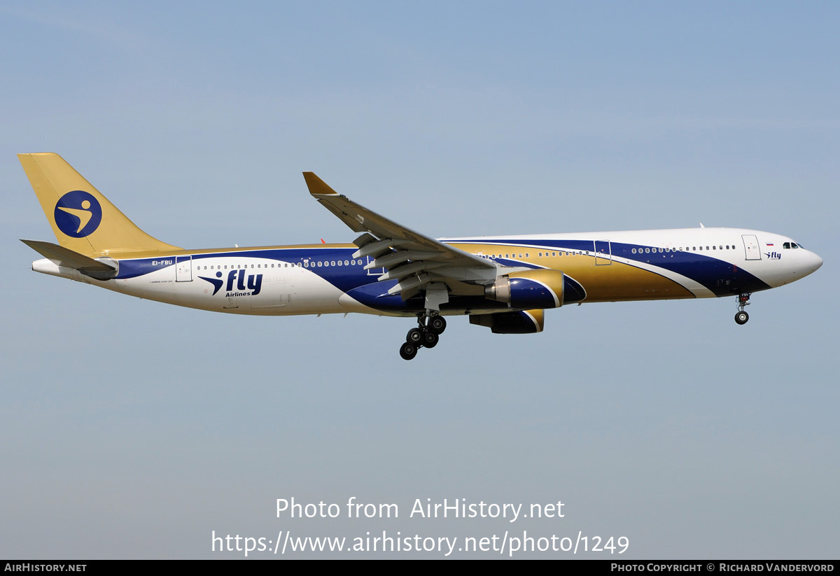 Aircraft Photo of EI-FBU | Airbus A330-322 | I-Fly Airlines | AirHistory.net #1249