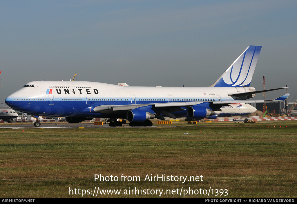 Aircraft Photo of N180UA | Boeing 747-422 | United Airlines | AirHistory.net #1393