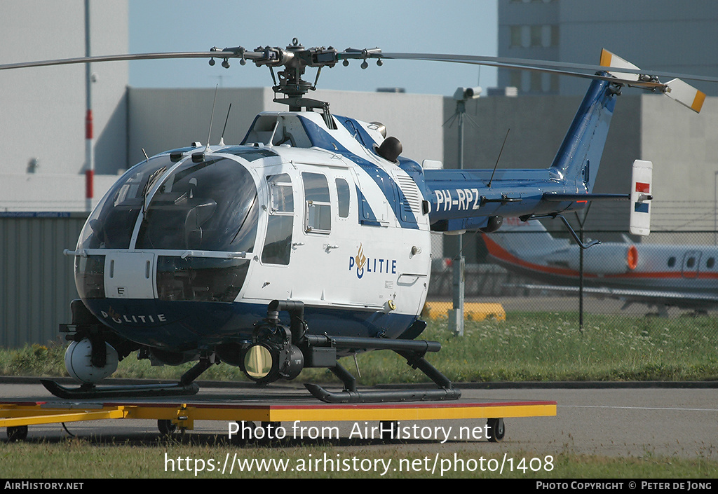 Aircraft Photo of PH-RPZ | MBB BO-105CBS-4 | Politie | AirHistory.net #1408