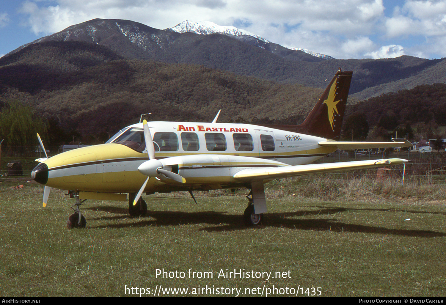 Aircraft Photo of VH-RNC | Piper PA-31-350 Navajo Chieftain | Air Eastland | AirHistory.net #1435