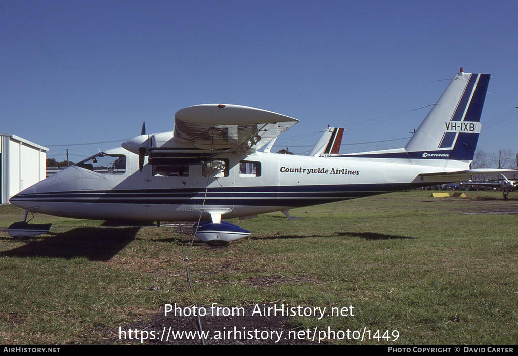 Aircraft Photo of VH-IXB | Partenavia P-68B | Countrywide Airlines | AirHistory.net #1449