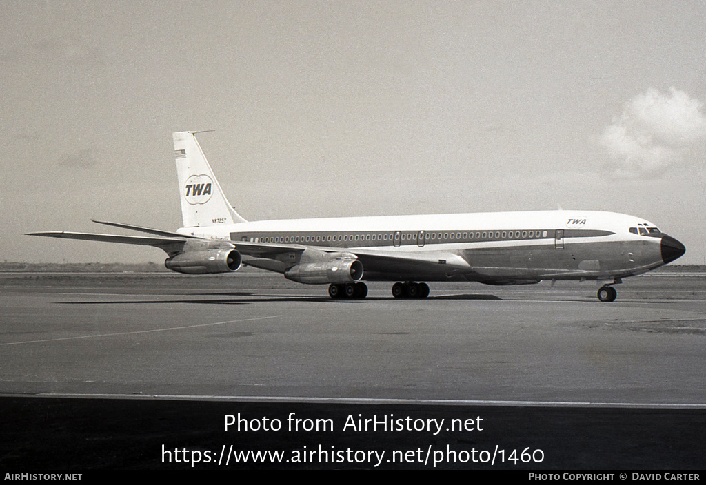 Aircraft Photo of N8725T | Boeing 707-331B | Trans World Airlines - TWA | AirHistory.net #1460