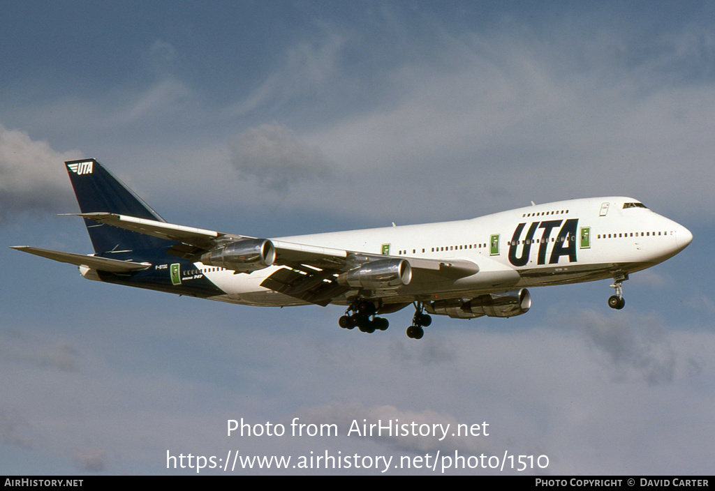 Aircraft Photo of F-BTDG | Boeing 747-2B3BM | UTA - Union de Transports Aériens | AirHistory.net #1510
