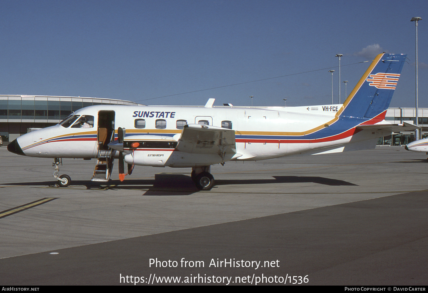 Aircraft Photo of VH-FCE | Embraer EMB-110P1 Bandeirante | Sunstate Airlines | AirHistory.net #1536