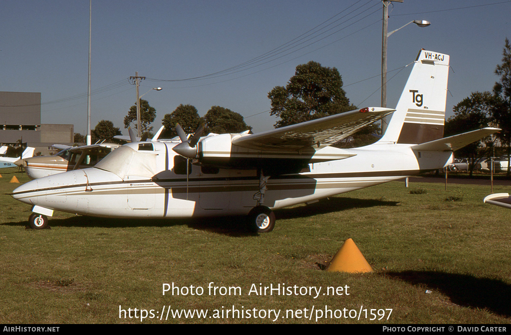 Aircraft Photo of VH-ACJ | Rockwell 500S Shrike Commander | AirHistory.net #1597