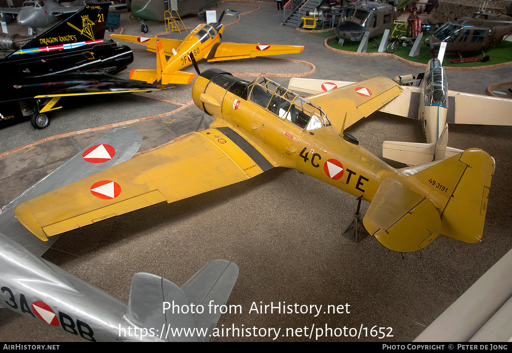 Aircraft Photo of 4C-TE | North American T-6G Texan | Austria - Air Force | AirHistory.net #1652