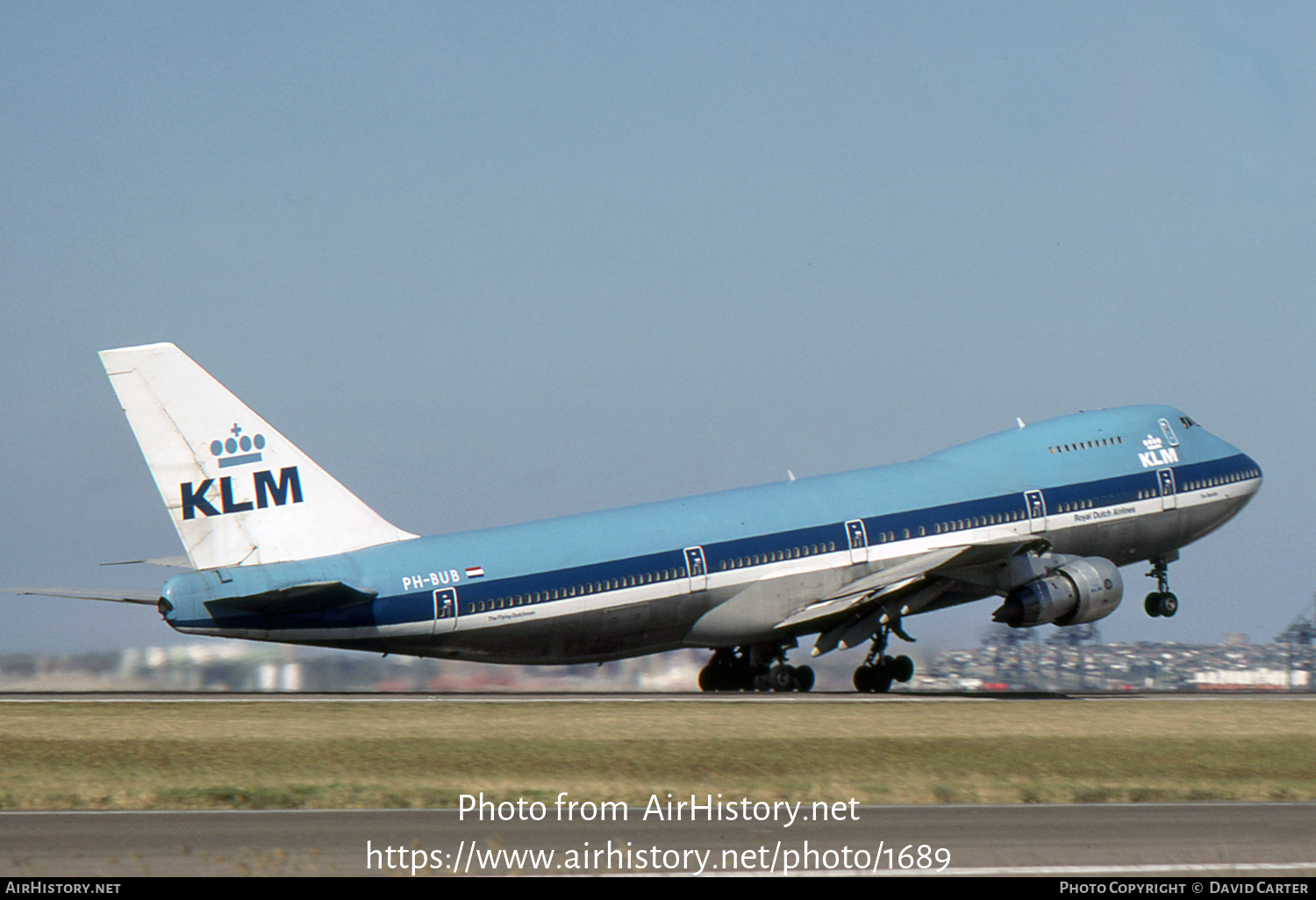 Aircraft Photo of PH-BUB | Boeing 747-206B | KLM - Royal Dutch Airlines | AirHistory.net #1689