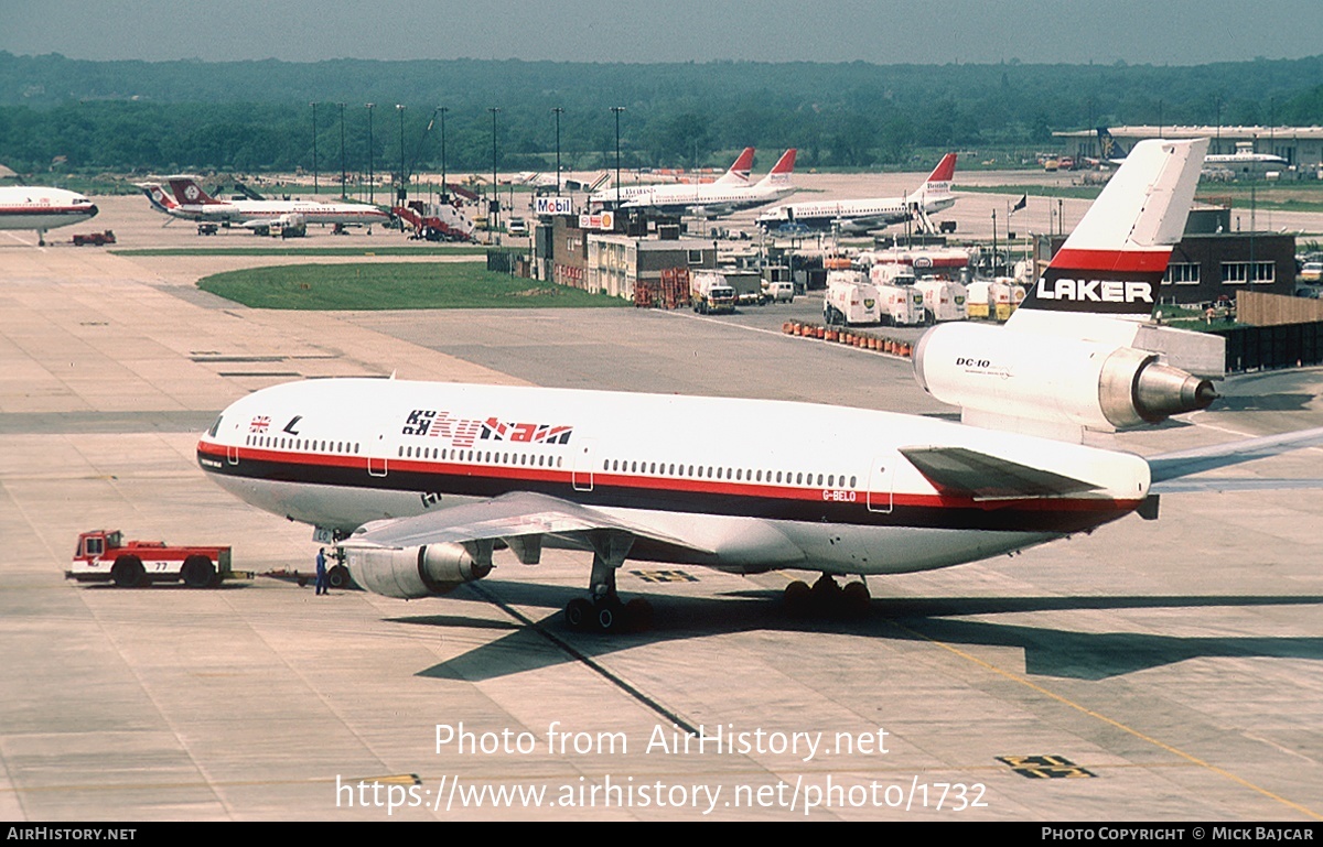 Aircraft Photo of G-BELO | McDonnell Douglas DC-10-10 | Laker Airways Skytrain | AirHistory.net #1732