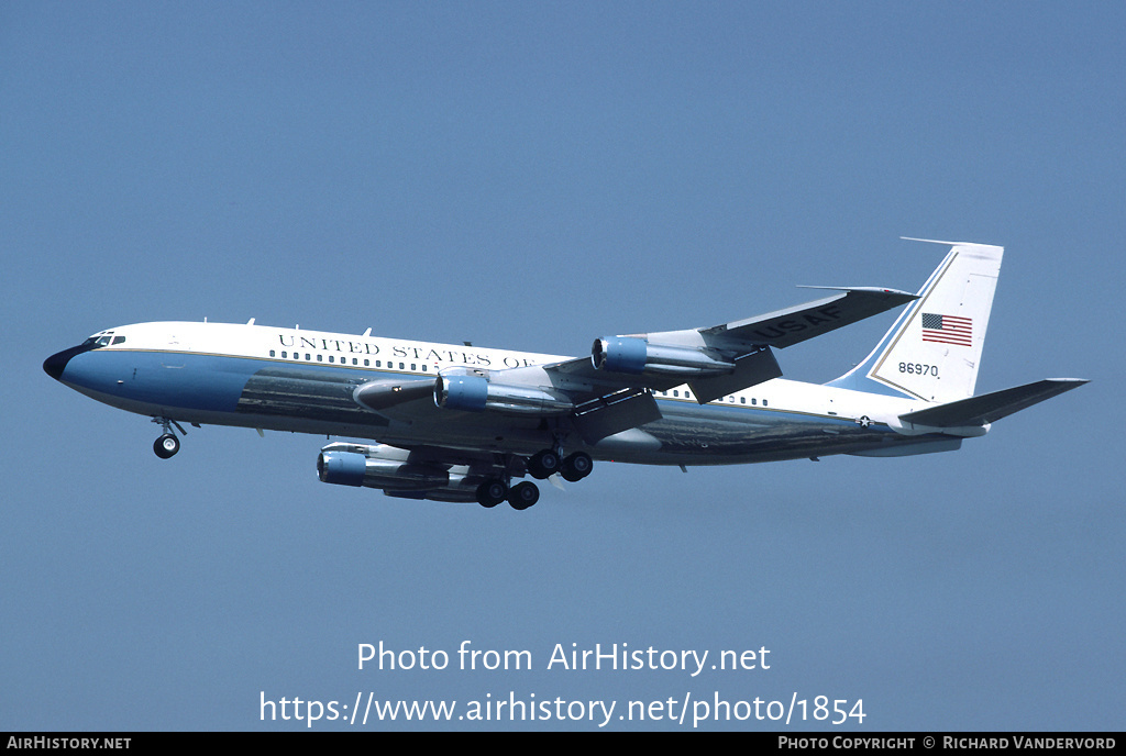 Aircraft Photo of 58-6970 / 86970 | Boeing VC-137B (707-153B) | USA - Air Force | AirHistory.net #1854