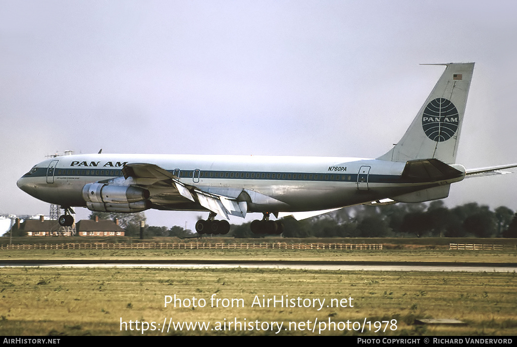 Aircraft Photo of N760PA | Boeing 707-321B | Pan American World Airways - Pan Am | AirHistory.net #1978