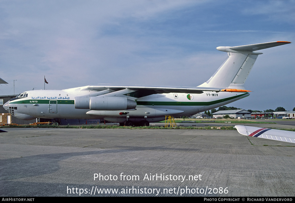 Aircraft Photo of 7T-WIV | Ilyushin Il-76TD | Algeria - Air Force | AirHistory.net #2086