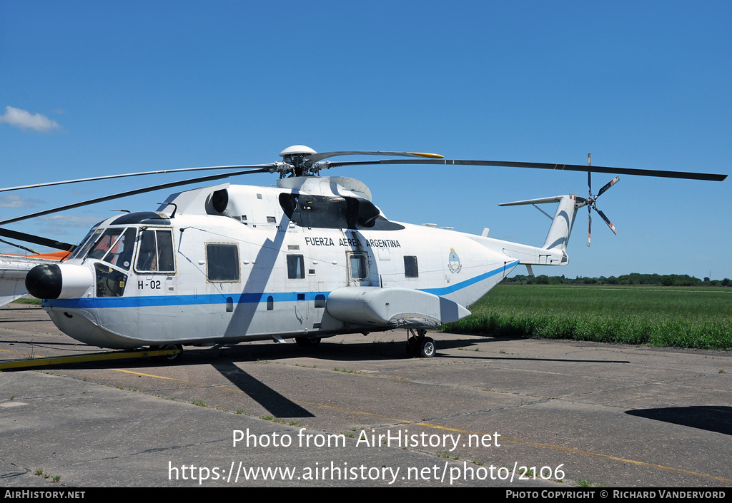 Aircraft Photo of H-02 | Sikorsky S-61NR | Argentina - Air Force | AirHistory.net #2106