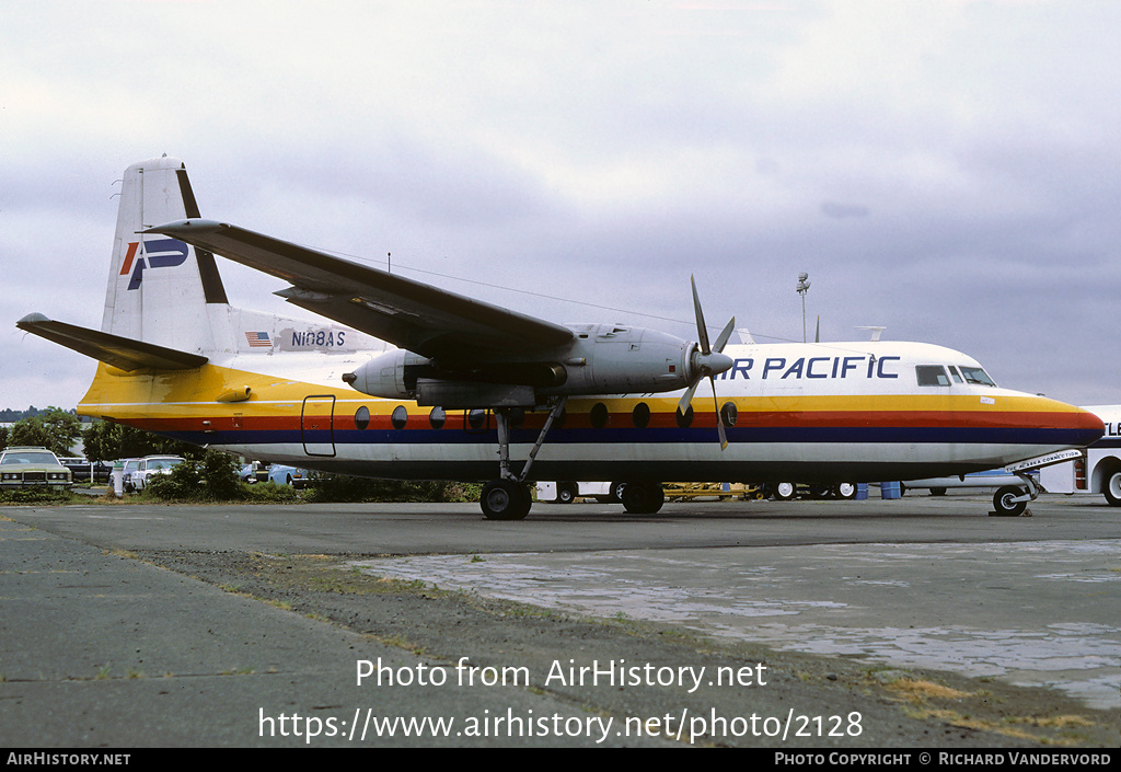 Aircraft Photo of N108AS | Fairchild F-27F | Air Pacific | AirHistory.net #2128