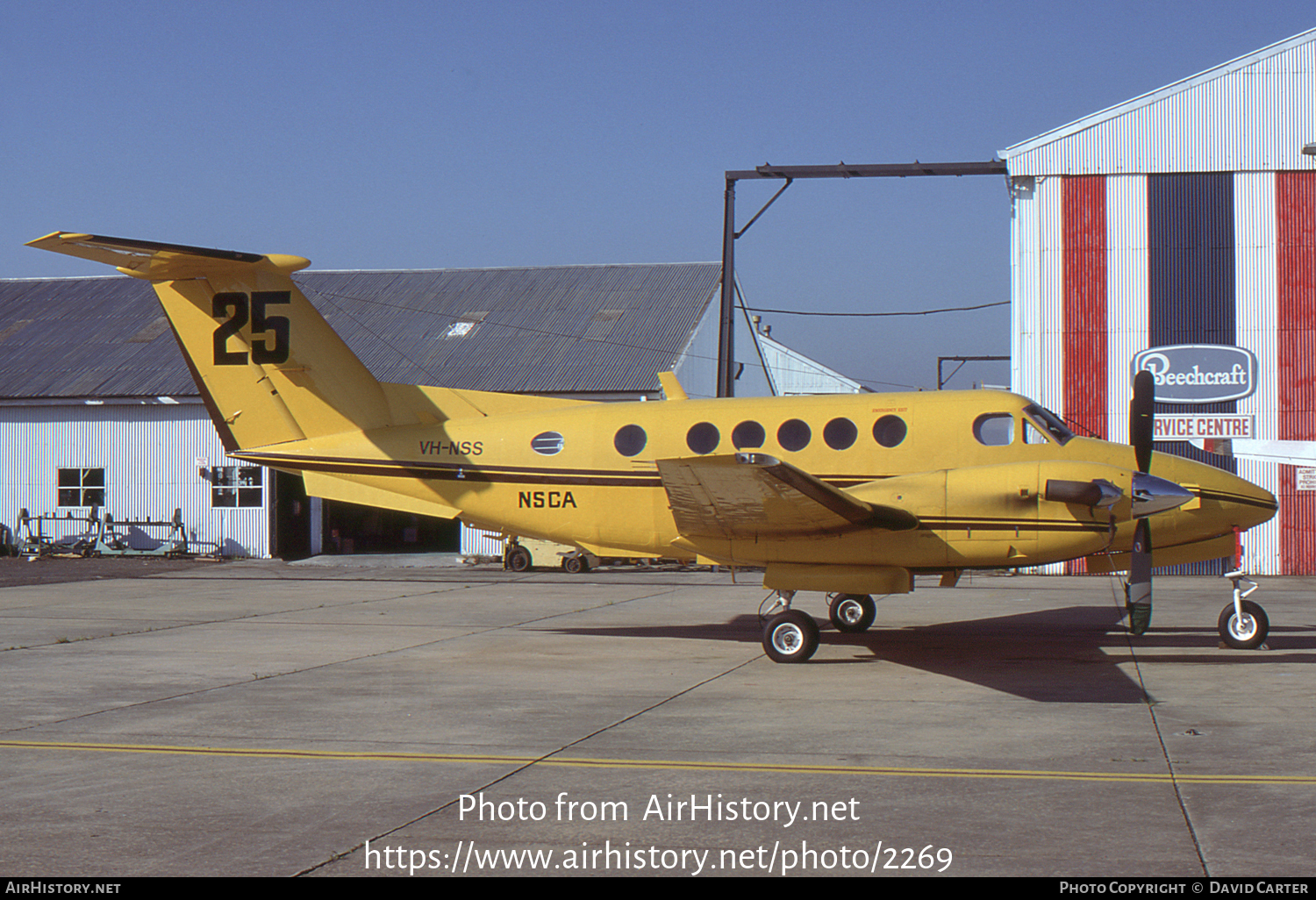Aircraft Photo of VH-NSS | Beech 200 Super King Air | NSCA - National Safety Council of Australia | AirHistory.net #2269