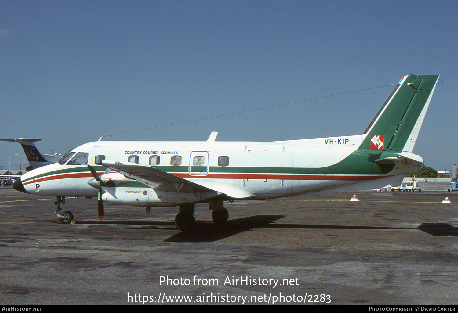 Aircraft Photo of VH-KIP | Embraer EMB-110P1 Bandeirante | Country Courier Services | AirHistory.net #2283