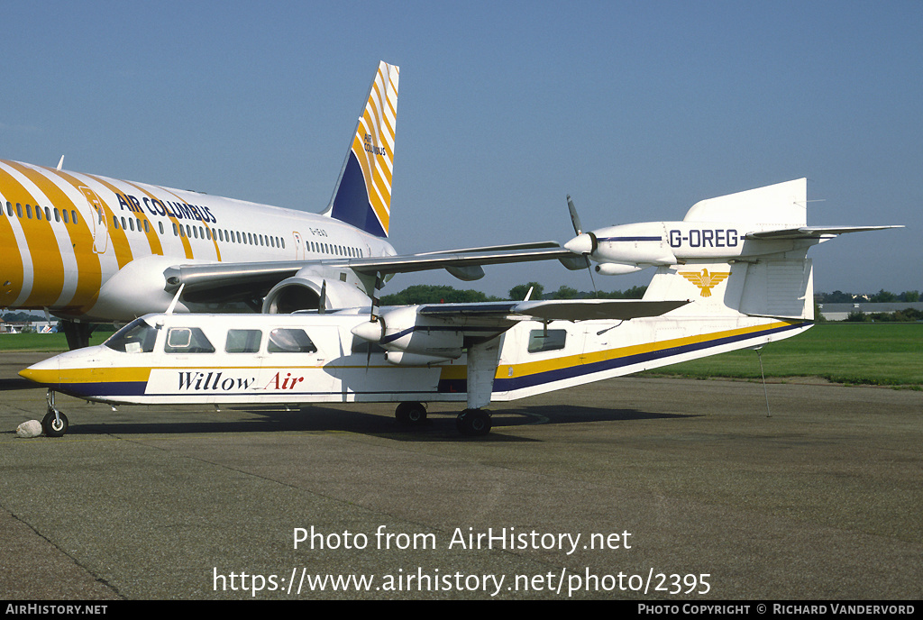 Aircraft Photo of G-OREG | Britten-Norman BN-2A Mk.3-1 Trislander | Willow Air | AirHistory.net #2395