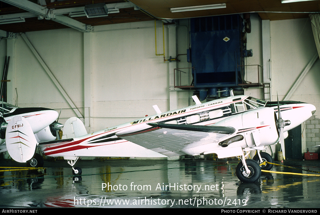 Aircraft Photo of C-FSIJ | Beech Expeditor 3T | Millardair | AirHistory.net #2419