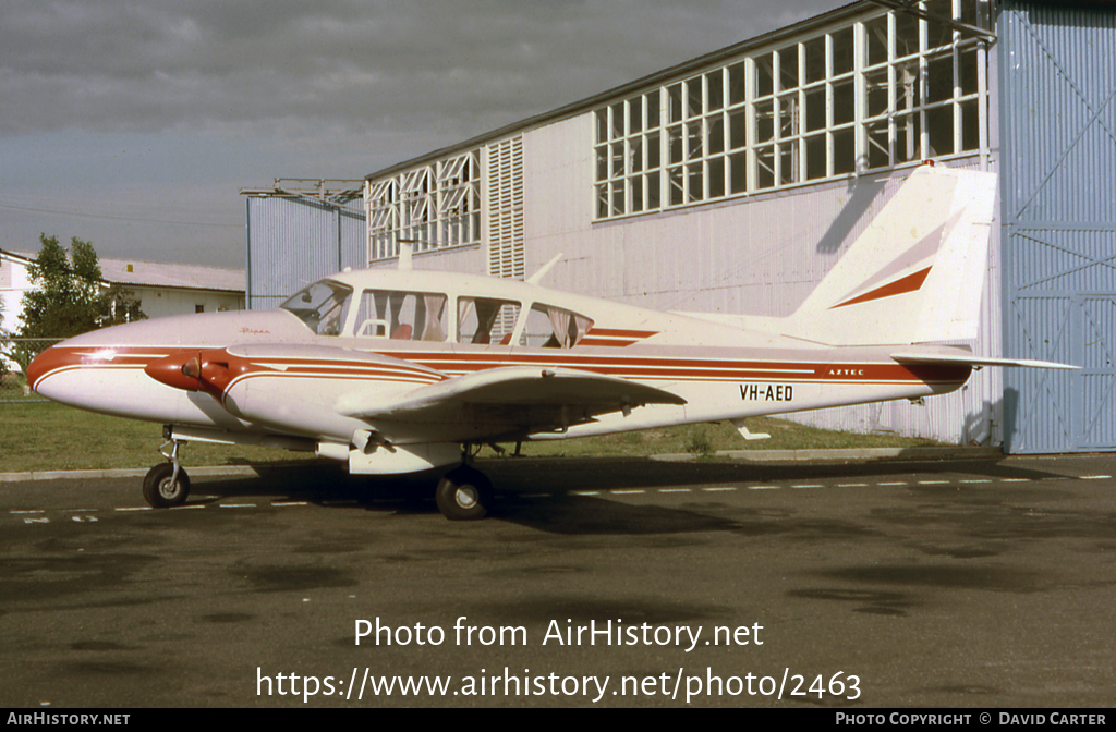 Aircraft Photo of VH-AED | Piper PA-23-250 Aztec C | AirHistory.net #2463