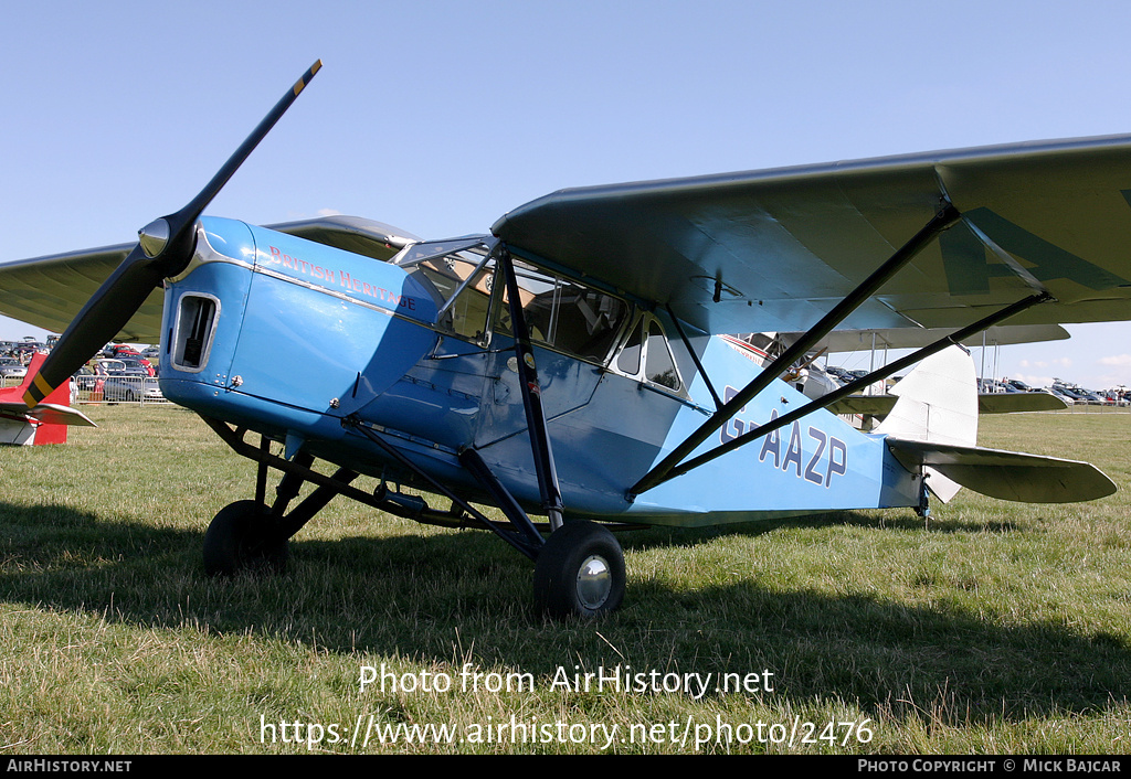 Aircraft Photo of G-AAZP | De Havilland D.H. 80A Puss Moth | AirHistory.net #2476