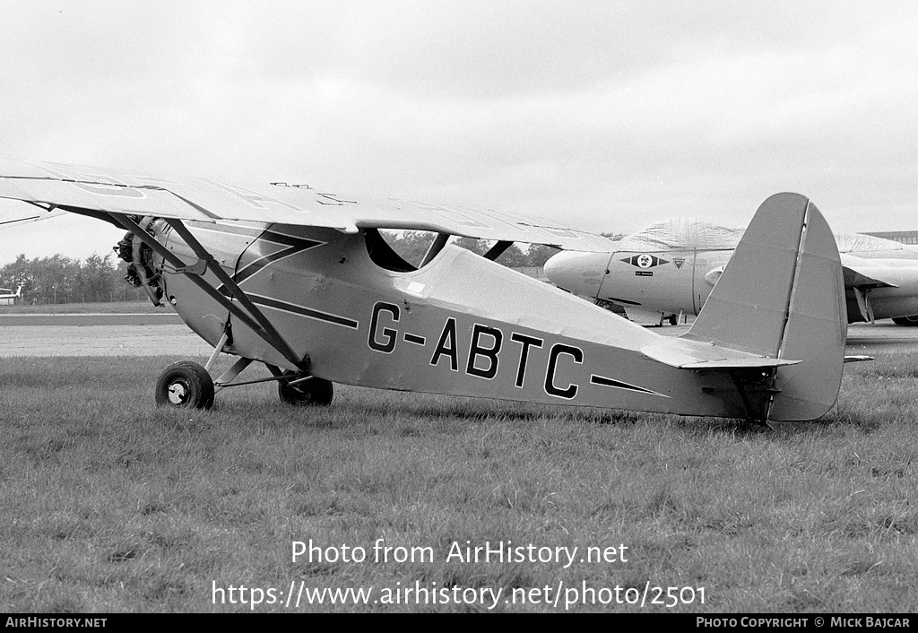 Aircraft Photo of G-ABTC | Comper CLA-7 Swift | AirHistory.net #2501