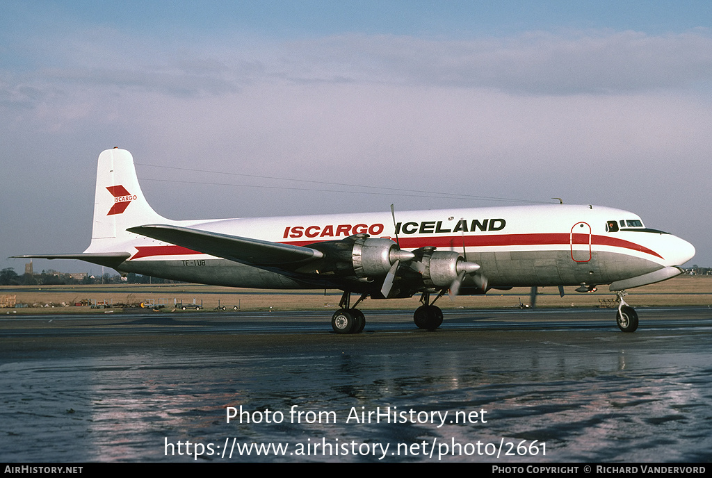 Aircraft Photo of TF-IUB | Douglas DC-6A | Iscargo Iceland | AirHistory.net #2661