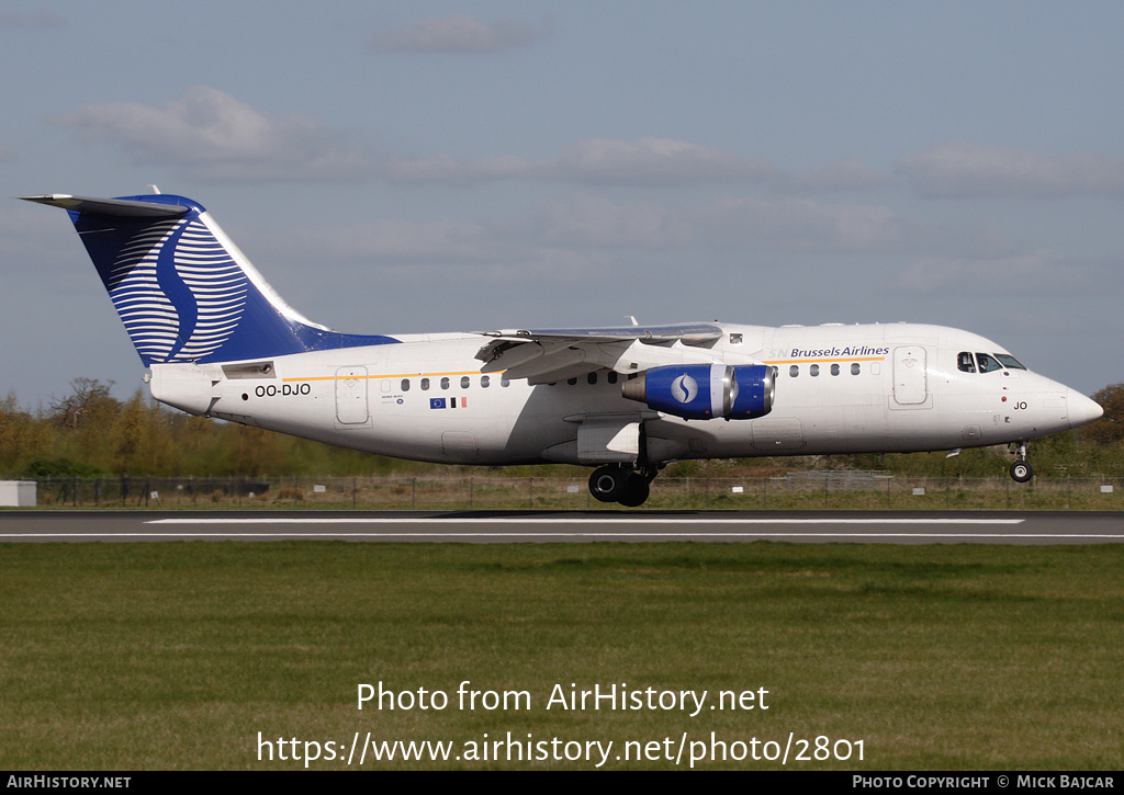 Aircraft Photo of OO-DJO | British Aerospace Avro 146-RJ85 | SN Brussels Airlines | AirHistory.net #2801