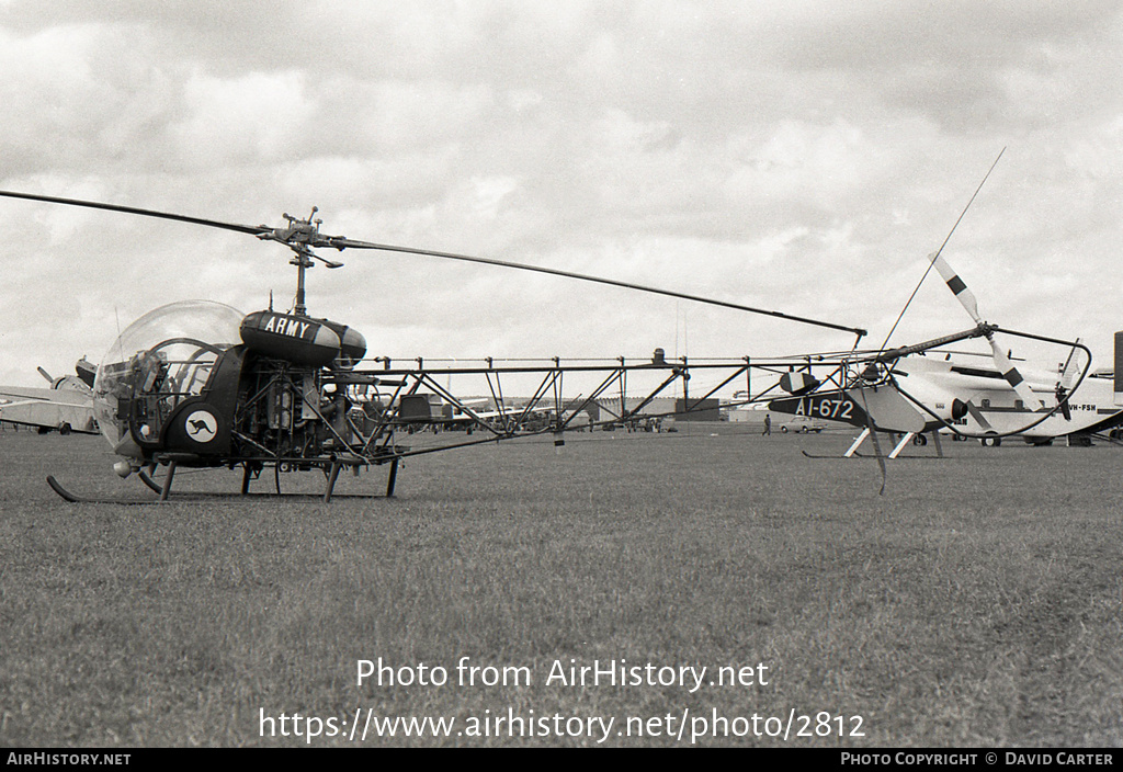 Aircraft Photo of A1-672 | Bell 47G-2A | Australia - Army | AirHistory.net #2812