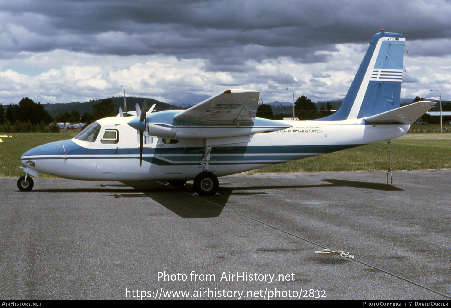 Aircraft Photo of VH-BMR | North American Rockwell 500U Shrike Commander | Bureau of Mineral Resources | AirHistory.net #2832