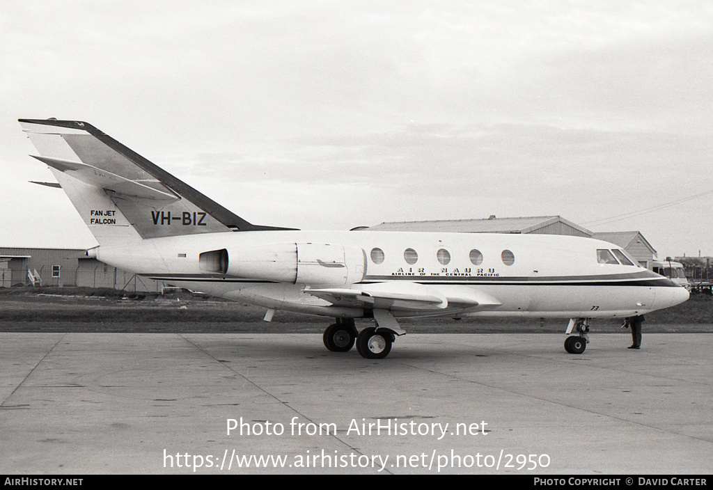 Aircraft Photo of VH-BIZ | Dassault Falcon 20CC | Air Nauru | AirHistory.net #2950