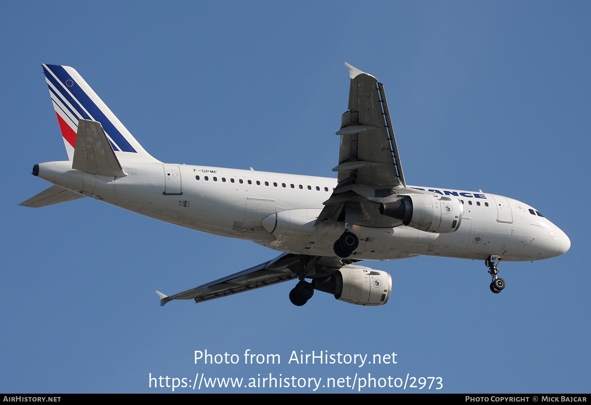 Aircraft Photo of F-GPMF | Airbus A319-113 | Air France | AirHistory.net #2973