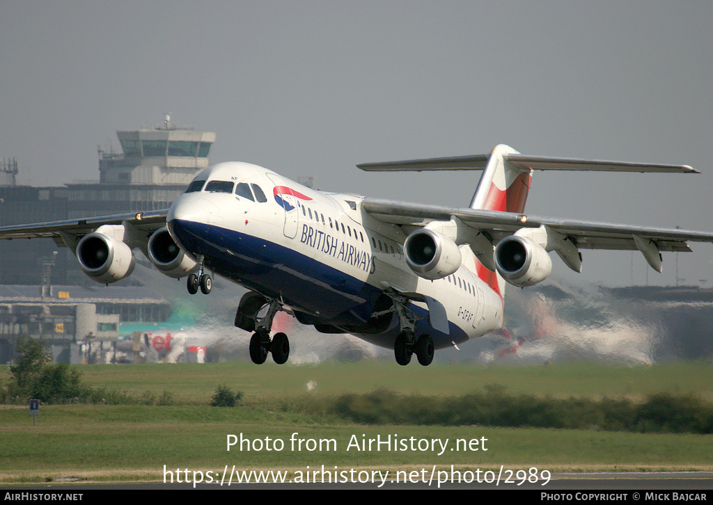 Aircraft Photo of G-CFAF | BAE Systems Avro 146-RJ100 | British Airways | AirHistory.net #2989