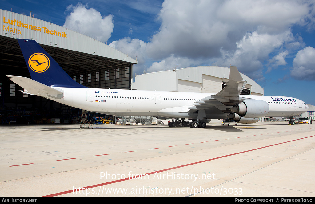 Aircraft Photo of D-AIHT | Airbus A340-642 | Lufthansa | AirHistory.net #3033