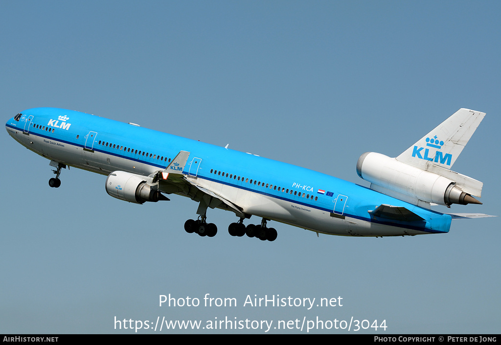 Aircraft Photo of PH-KCA | McDonnell Douglas MD-11 | KLM - Royal Dutch Airlines | AirHistory.net #3044