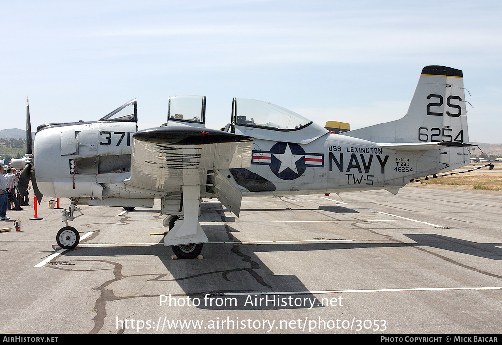 Aircraft Photo of N28CQ / NX28CQ / 146254 | North American T-28C Trojan | USA - Navy | AirHistory.net #3053
