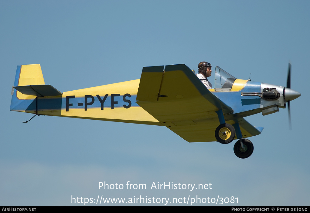 Aircraft Photo of F-PYFS | Jodel D-92 Bebe | AirHistory.net #3081