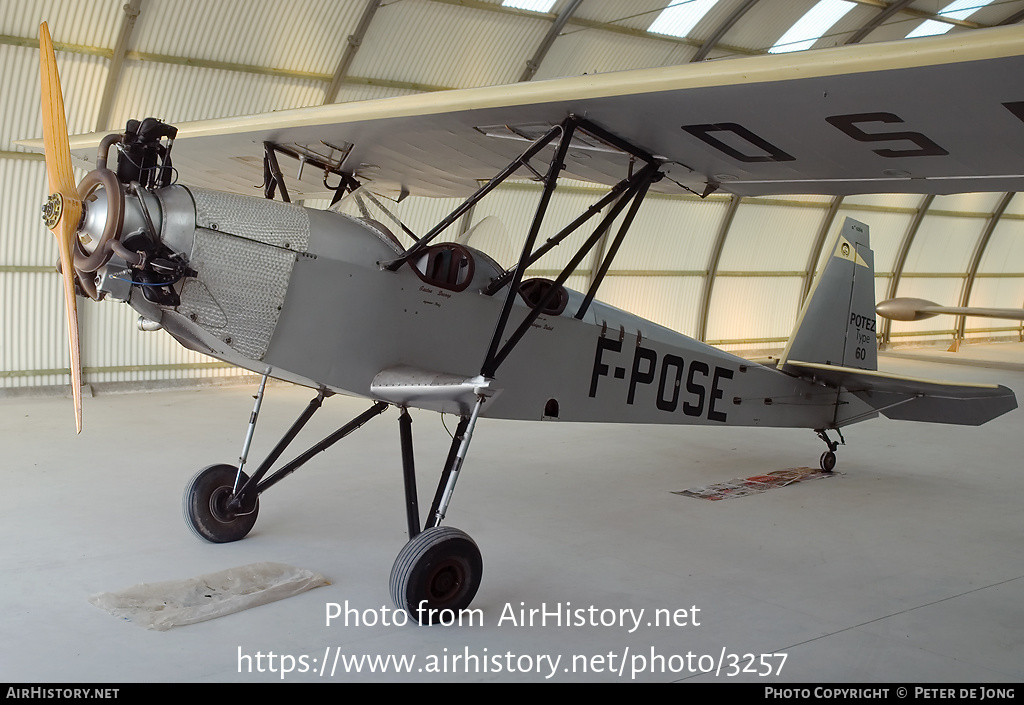 Aircraft Photo of F-POSE | Potez 60 Sauterelle | AirHistory.net #3257