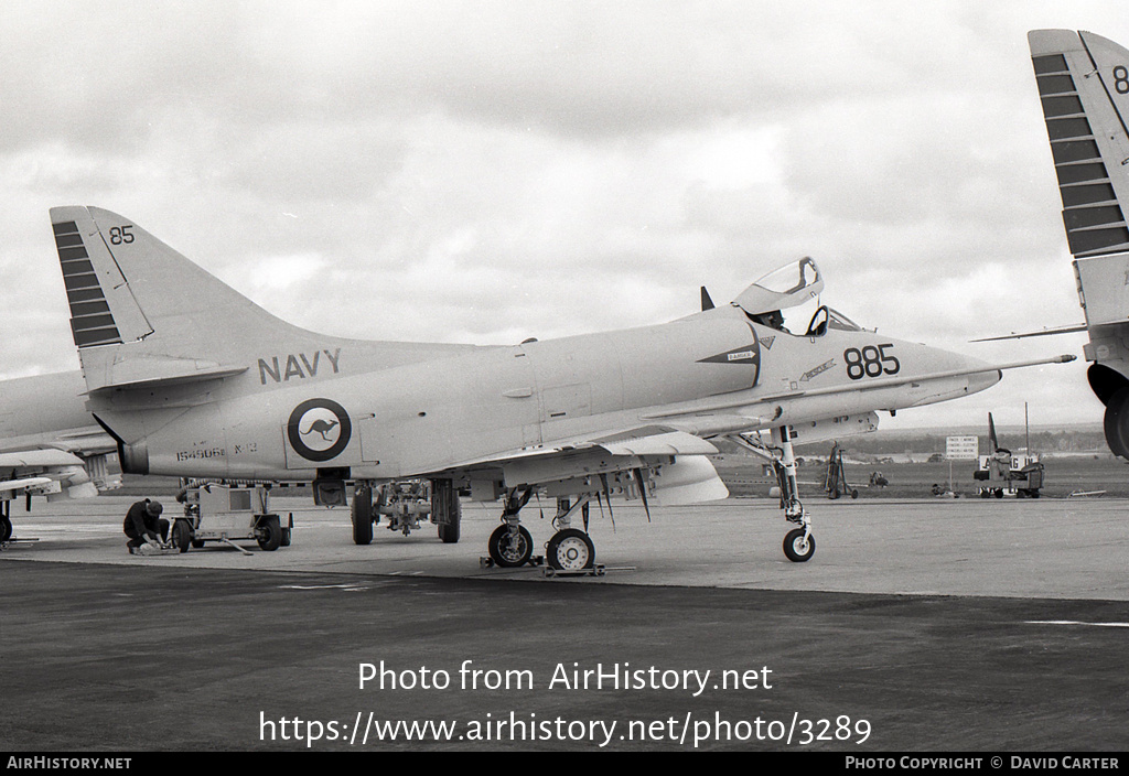 Aircraft Photo of N13-154906 | Douglas A-4G Skyhawk | Australia - Navy | AirHistory.net #3289