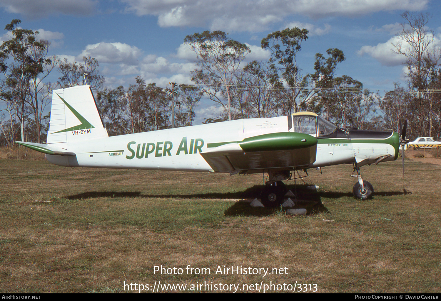 Aircraft Photo of VH-CYM | Fletcher FU-24-950M | Super Air | AirHistory.net #3313