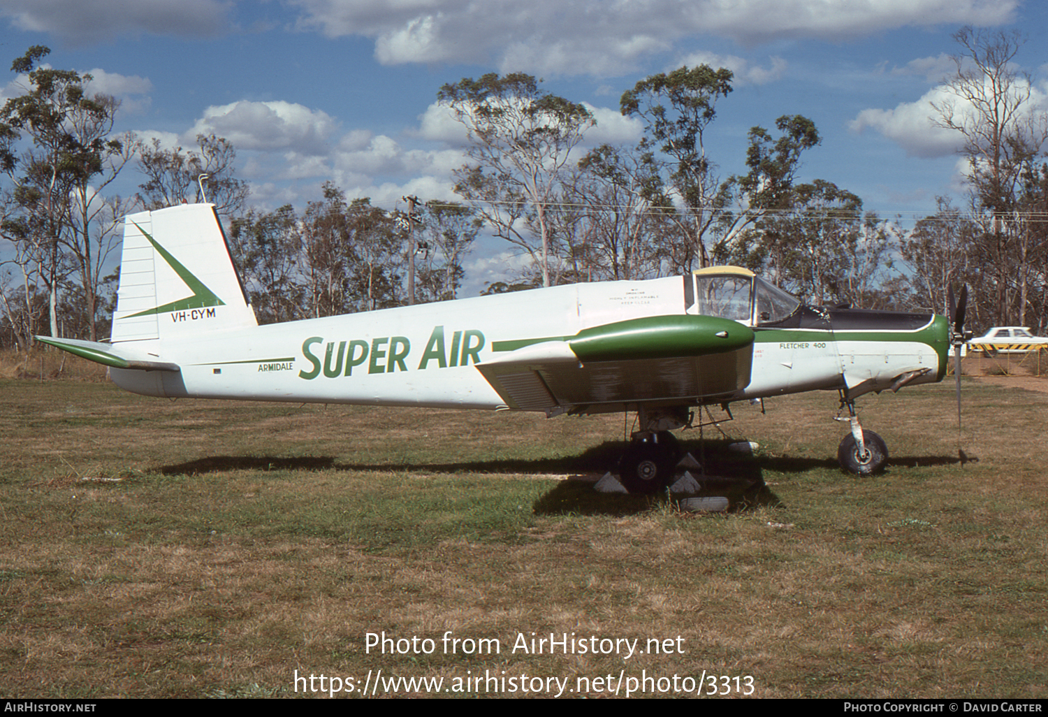 Aircraft Photo of VH-CYM | Fletcher FU-24-950M | Super Air | AirHistory ...