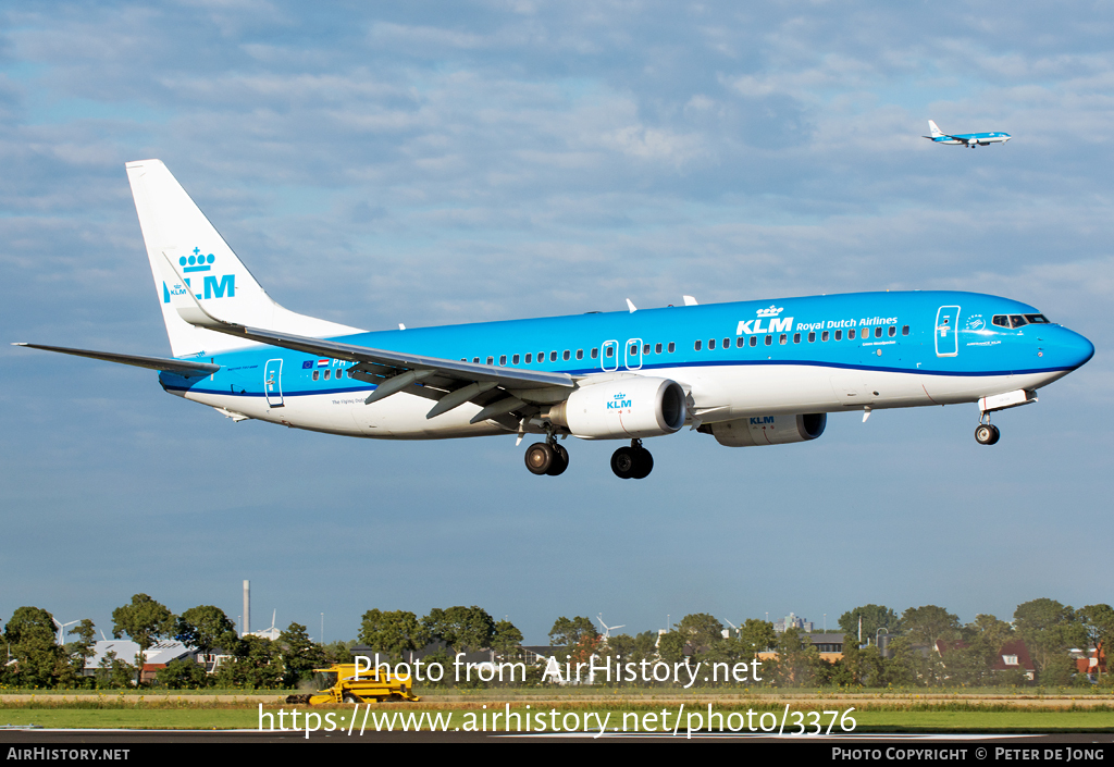 Aircraft Photo of PH-HSD | Boeing 737-8K2 | KLM - Royal Dutch Airlines | AirHistory.net #3376