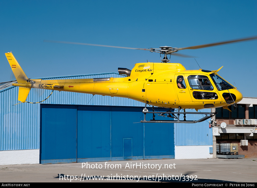 Aircraft Photo of EC-KTY | Eurocopter AS-350B-3 Ecureuil | CoyotAir | AirHistory.net #3392