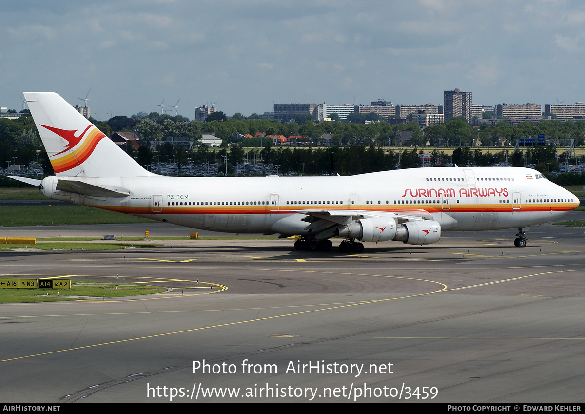 Aircraft Photo of PZ-TCM | Boeing 747-306M | Surinam Airways | AirHistory.net #3459