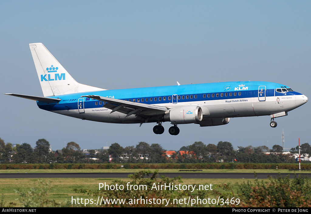 Aircraft Photo of PH-BDA | Boeing 737-306 | KLM - Royal Dutch Airlines | AirHistory.net #3469