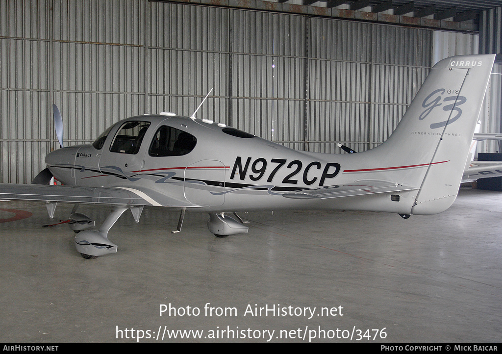 Aircraft Photo of N972CP | Cirrus SR-22 G3-GTS | AirHistory.net #3476