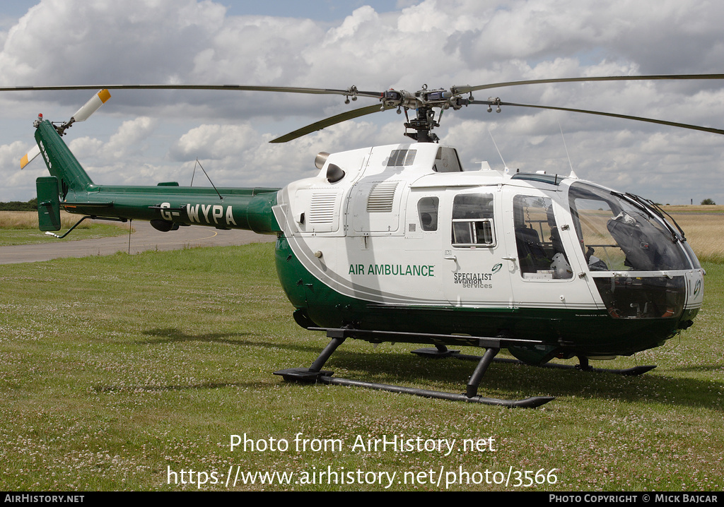 Aircraft Photo of G-WYPA | MBB BO-105DBS-4 | Specialist Aviation Services | AirHistory.net #3566