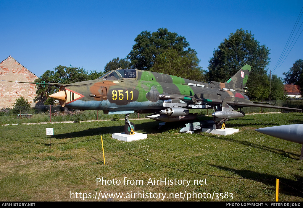 Aircraft Photo of 8511 | Sukhoi Su-22M4 | Poland - Air Force | AirHistory.net #3583