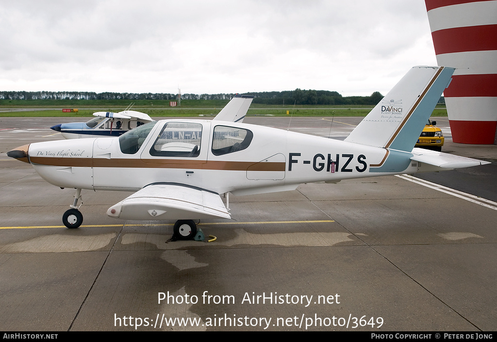Aircraft Photo of F-GHZS | Socata TB-9C Tampico Club | Da Vinci Flight School | AirHistory.net #3649