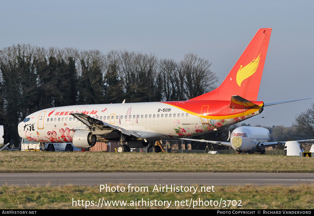 Aircraft Photo of B-5091 | Boeing 737-705 | Lucky Air | AirHistory.net #3702