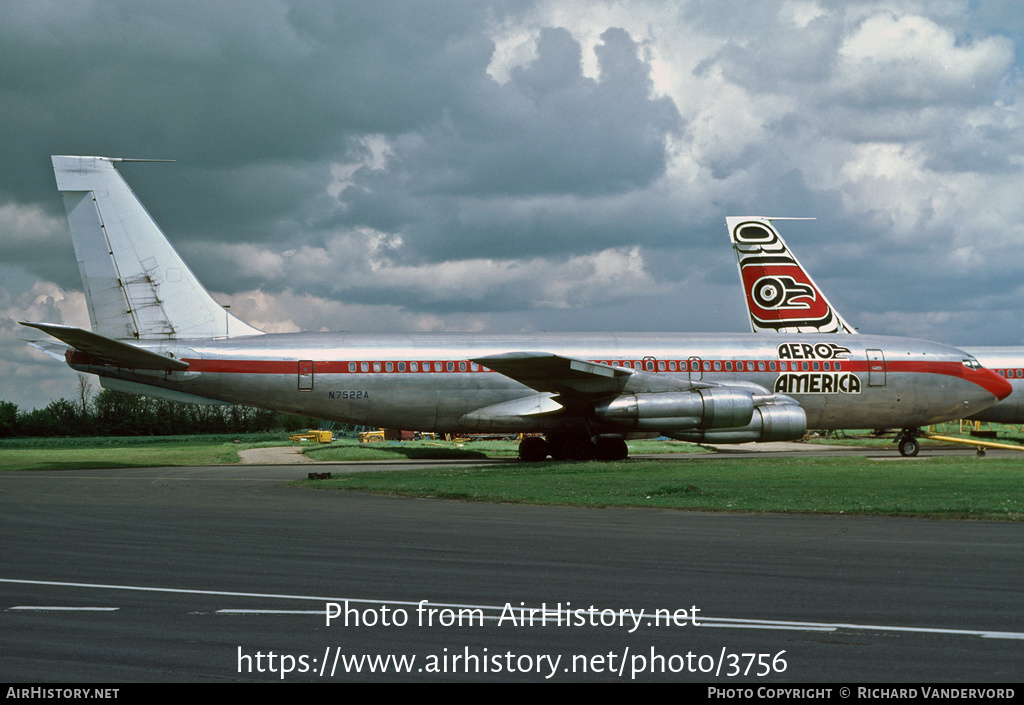 Aircraft Photo of N7522A | Boeing 707-123B | Aeroamerica | AirHistory.net #3756