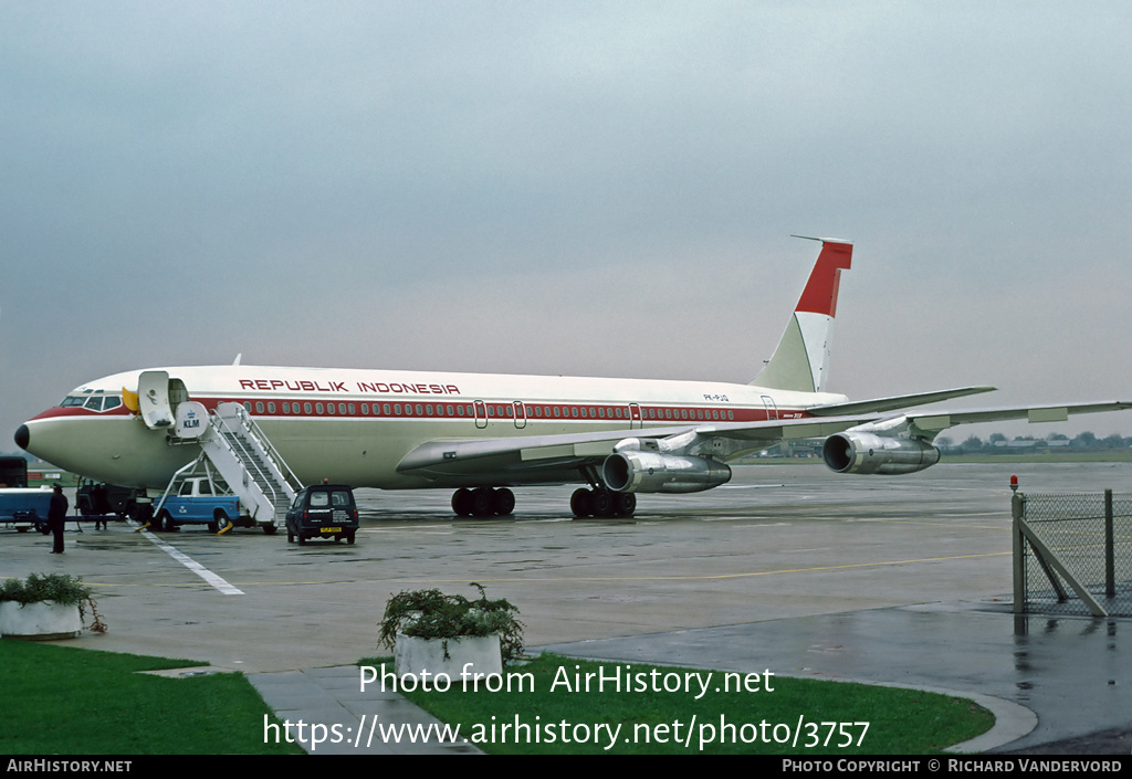 Aircraft Photo of PK-PJQ | Boeing 707-3M1C | Republik Indonesia | AirHistory.net #3757